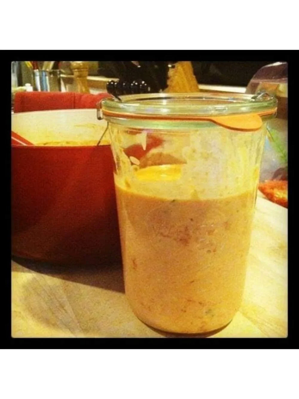Eco-Friendly Glass Canning Jar - Airtight Food Storage Container 3/4 Liter